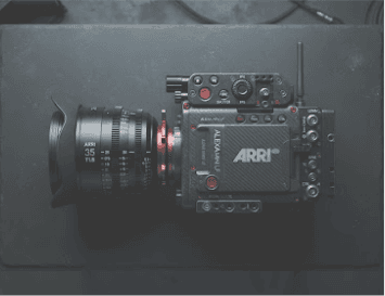 ARRI cinema camera used for podcast video production